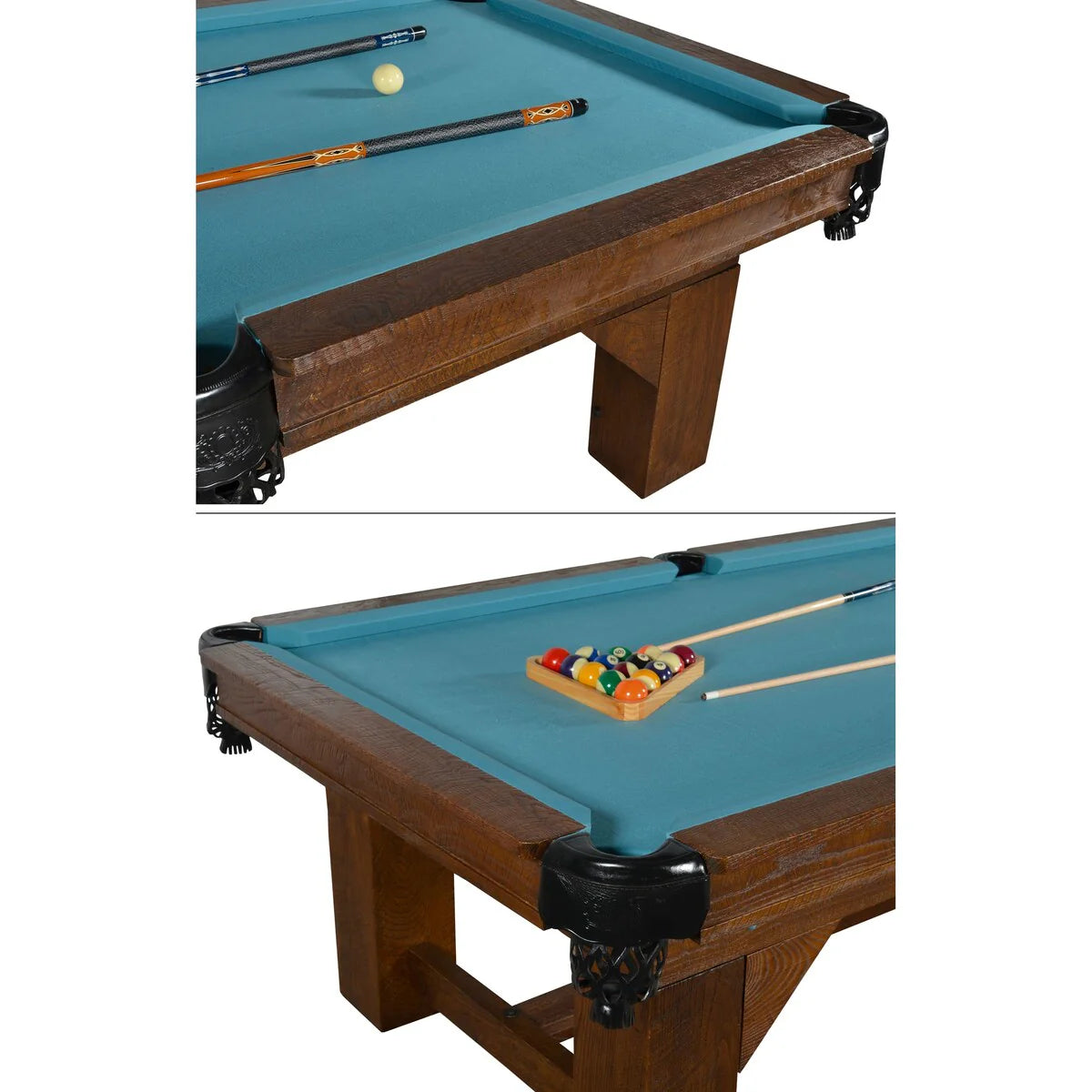 Bungalow Ash Wood Slate Top Pool Table