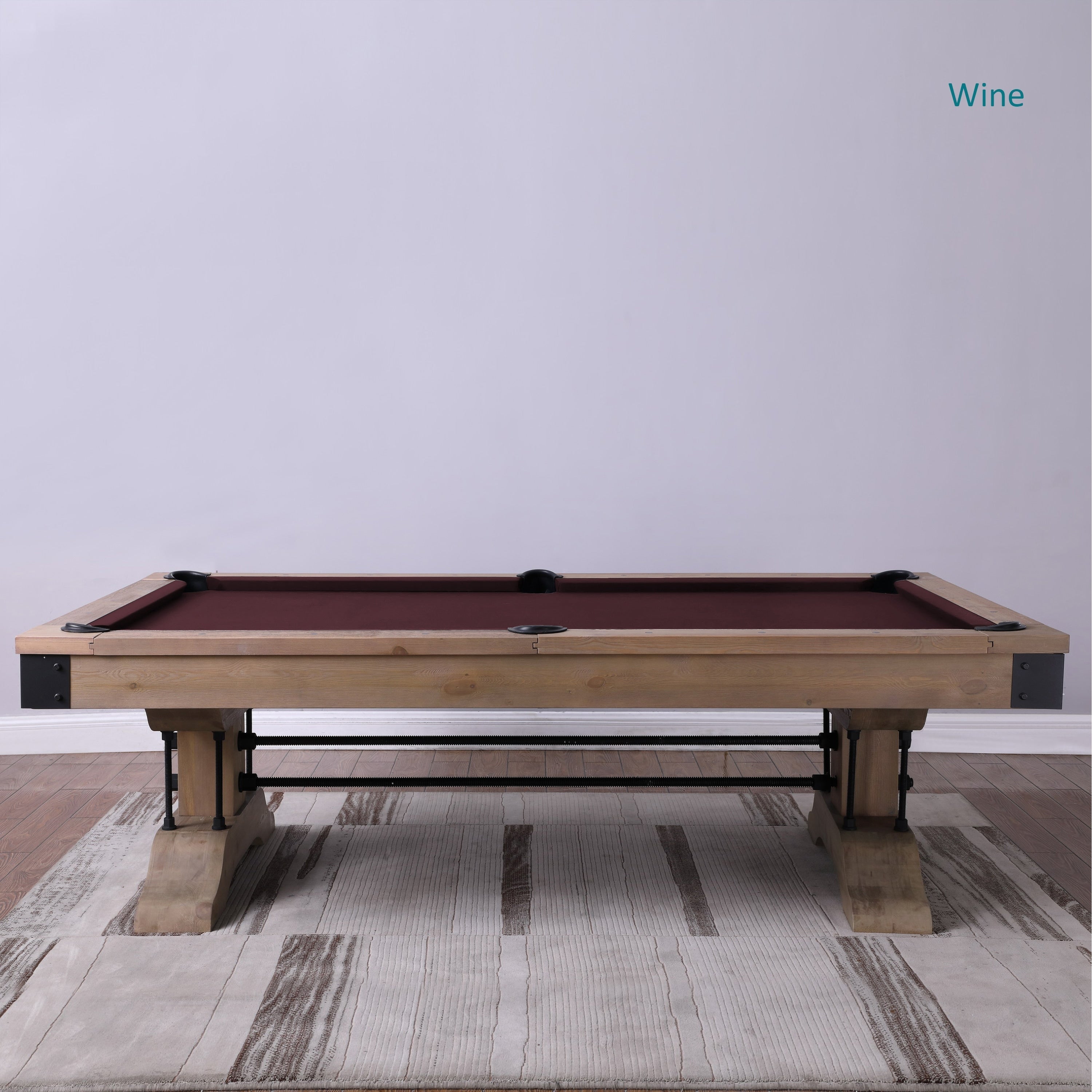 Manchester Slate Pool Table W/O Dinning Top & Bench