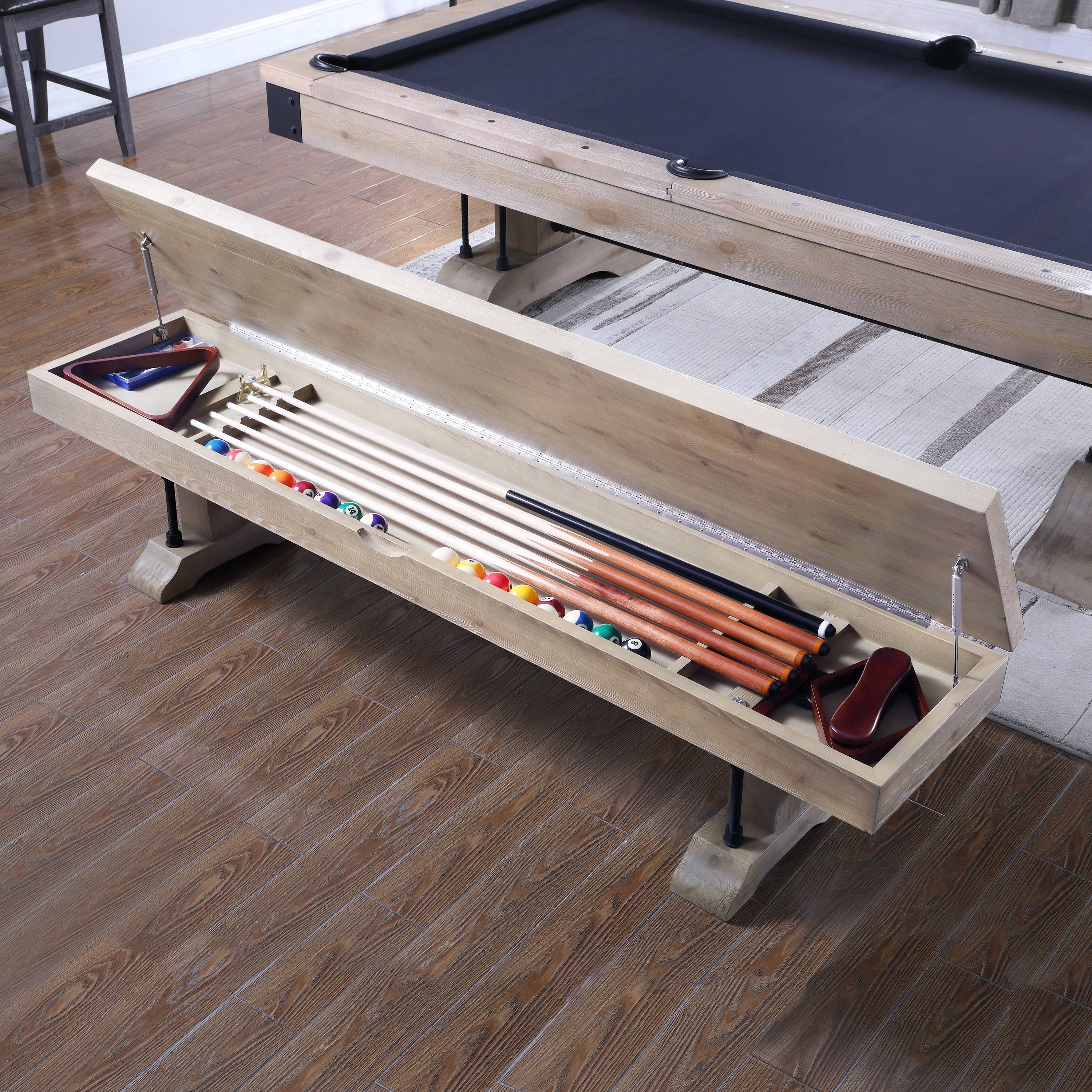 Manchester Slate Pool Table W/O Dinning Top & Bench